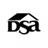 Логотип Знак “DSA” в кривых, в векторе