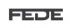 Логотип Fede в кривых